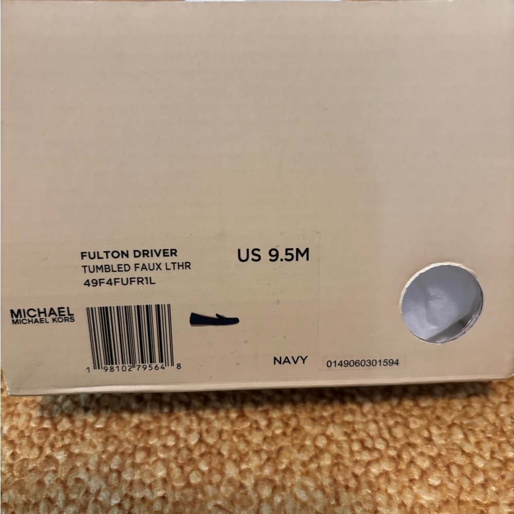Michael Kors Navy Fulton Driver Loafers